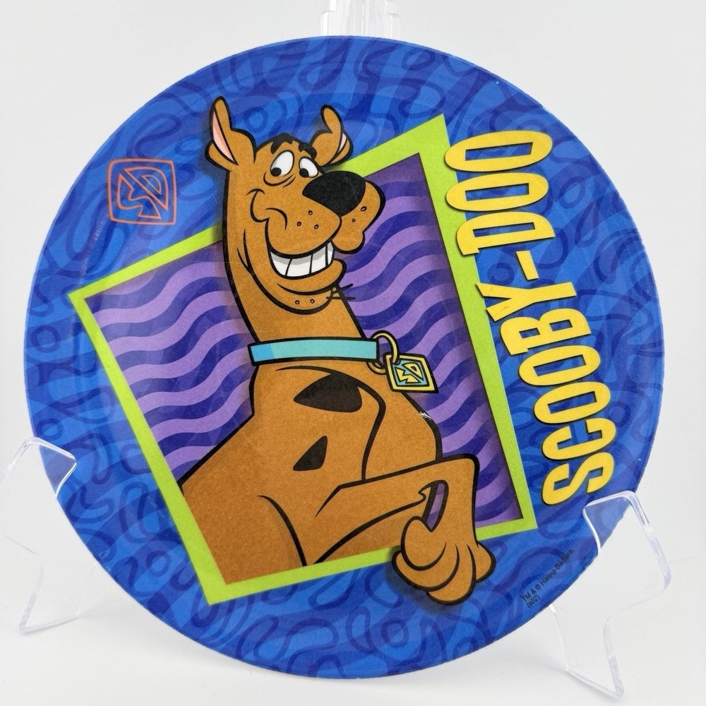 Vintage Scooby Doo Hanna Barbera Zak Designs Kids' Melamine 8" Dinner Plate N